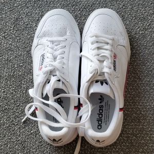 NWOT Adidas originals white continental 80s shoes